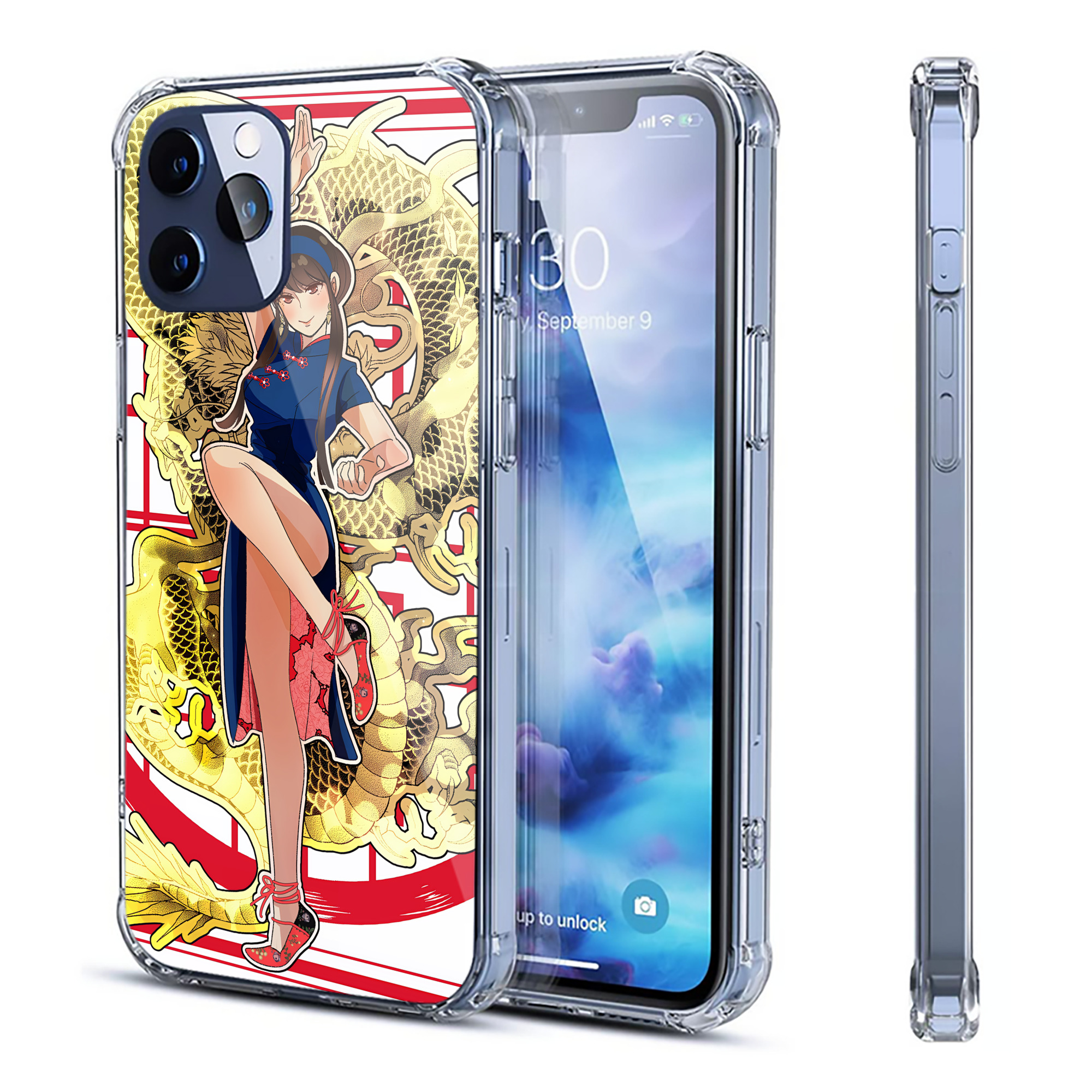（画像用） SPY×FAMILY间谍家家酒 【iPhone 12シリーズ対応】透明スマホケース（クリアソフトケース）